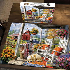 Lazy Day Cottage Jigsaw Puzzle 1000 Pieces