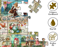 Retro Easter Collage Jigsaw Puzzles 1000 Pieces