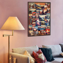 Vintage National Parks Puzzle 1000 Stücke