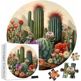 Vintage Cactus Plant Puzzles 1000 pièces