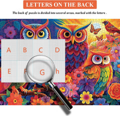 Whimsical Owl Jigsaw Puzzle 1000 Piece
