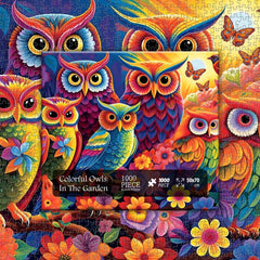Whimsical Owl Jigsaw Puzzle 1000 Piece