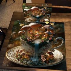Mushroom Teacup Jigsaw Puzzle 1000 Pieces