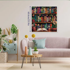 Fantasy Farb Bücherregal Puzzle 1000 Stücke