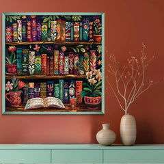 Fantasy Farb Bücherregal Puzzle 1000 Stücke