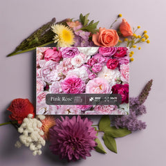 Rosa Rose Blumenprozzel Puzzle 1000 Stücke