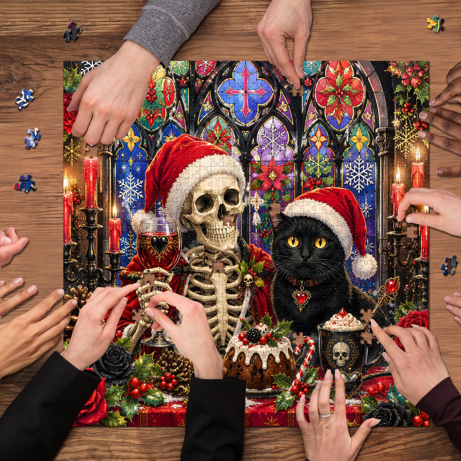 Gothic Christmas Jigsaw Puzzle 1000 Piece