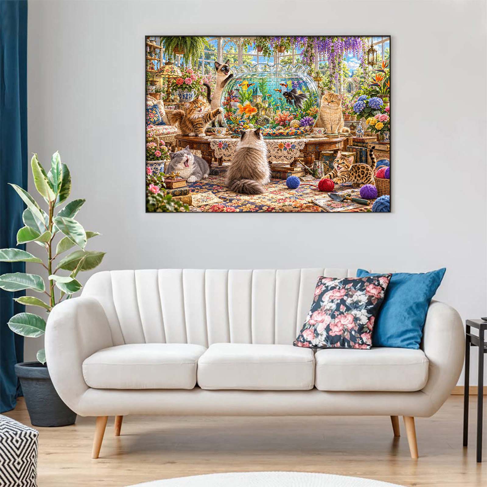 Cozy Cat Moments Jigsaw Puzzle 1000 Pieces