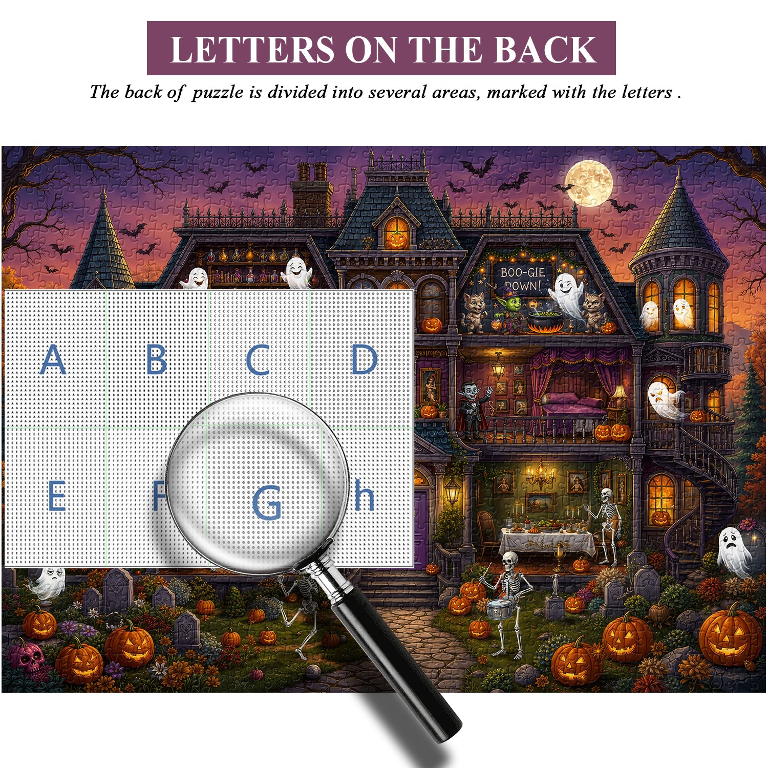 Halloween Haunted Mansion Jigsaw Puzzle 1000 Piece
