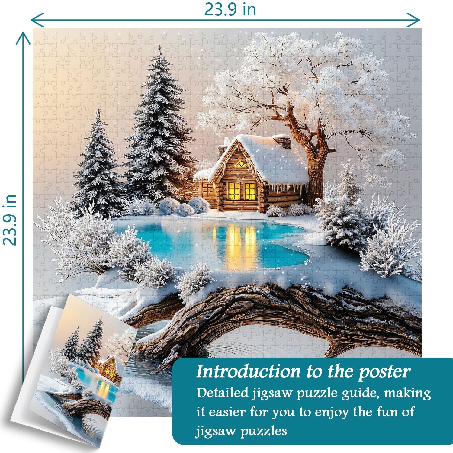 Puzzle Le royaume secret de l'hiver 1000 pièces