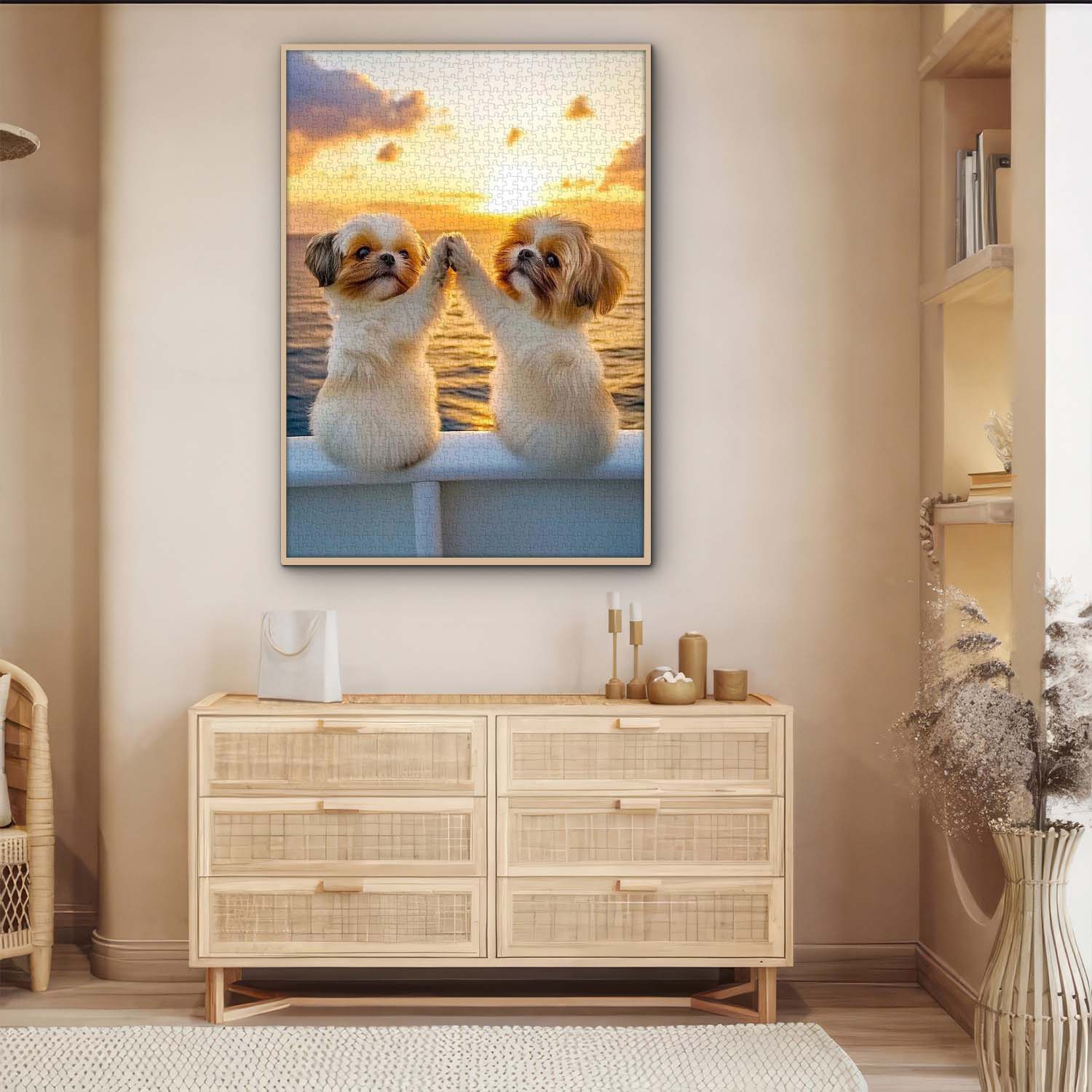 Dog High Five Jigsaw Puzzle 1000 Pieces