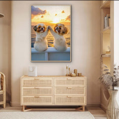 Dog High Five Jigsaw Puzzle 1000 Pieces