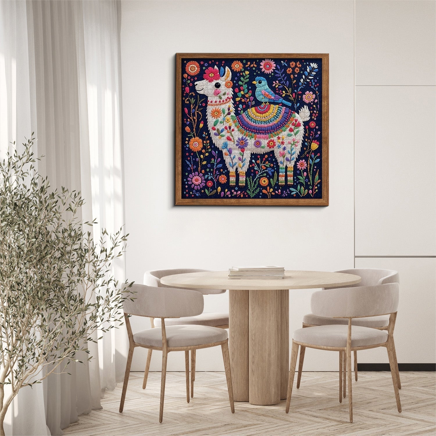 Lama in Bloom Puzzle 1000 Teile