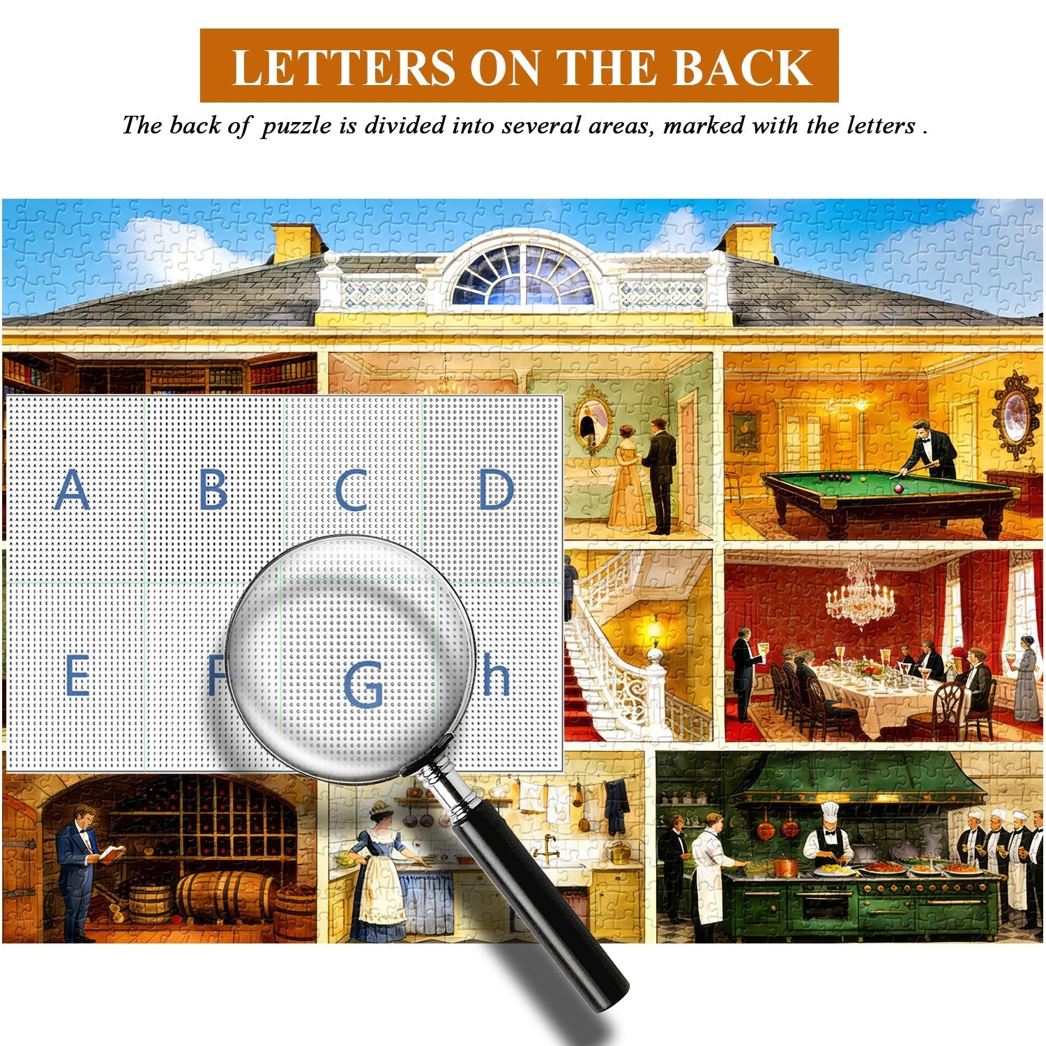 Elegant Manor Life Jigsaw Puzzle 1000 Pieces