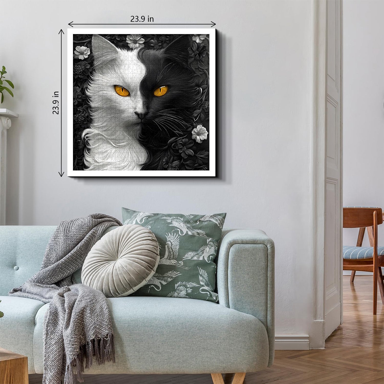 Yin Yang Cat Jigsaw Puzzle 1000 Pieces