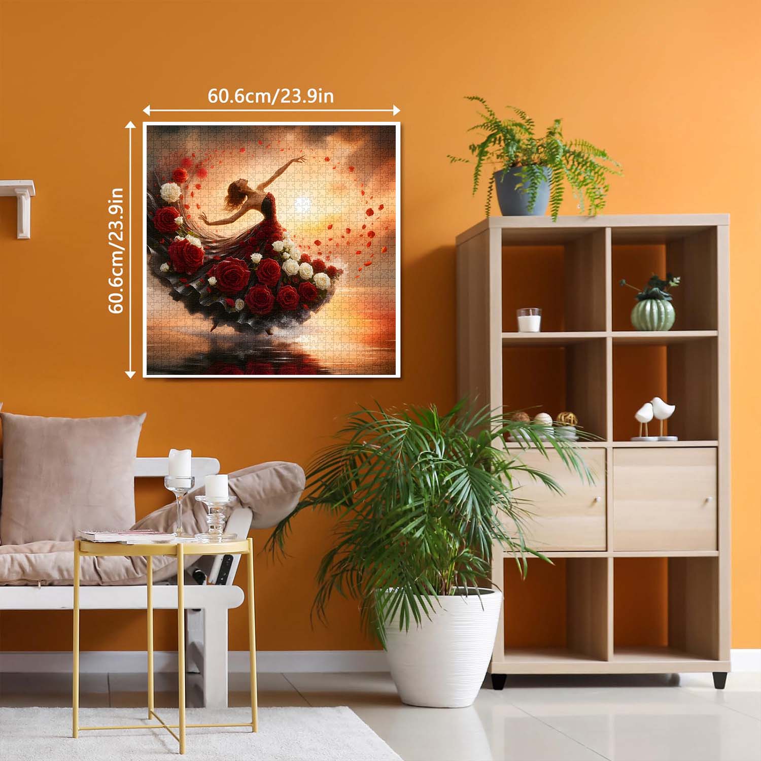 Sunset Rose Dancer Jigsaw Puzzle 1000 Pieces