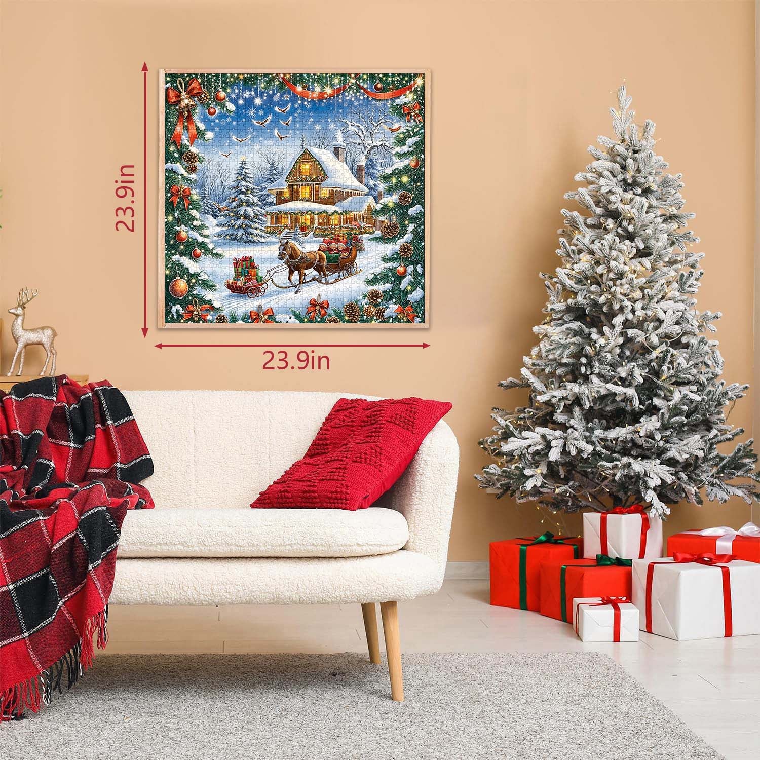Christmas Sleigh Ride Jigsaw Puzzle 1000 Pieces