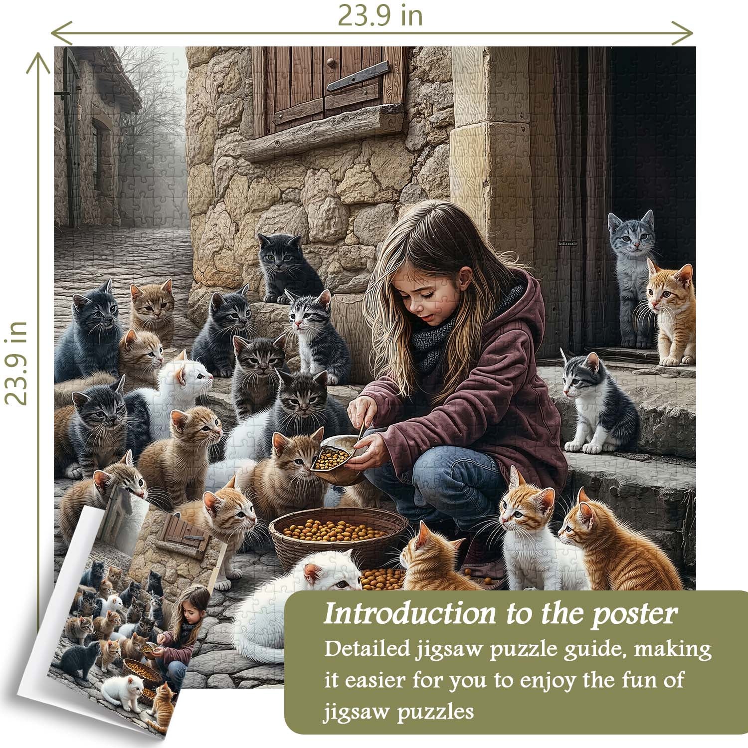 Kittens' Mealtime Jigsaw Puzzle 1000 Pieces
