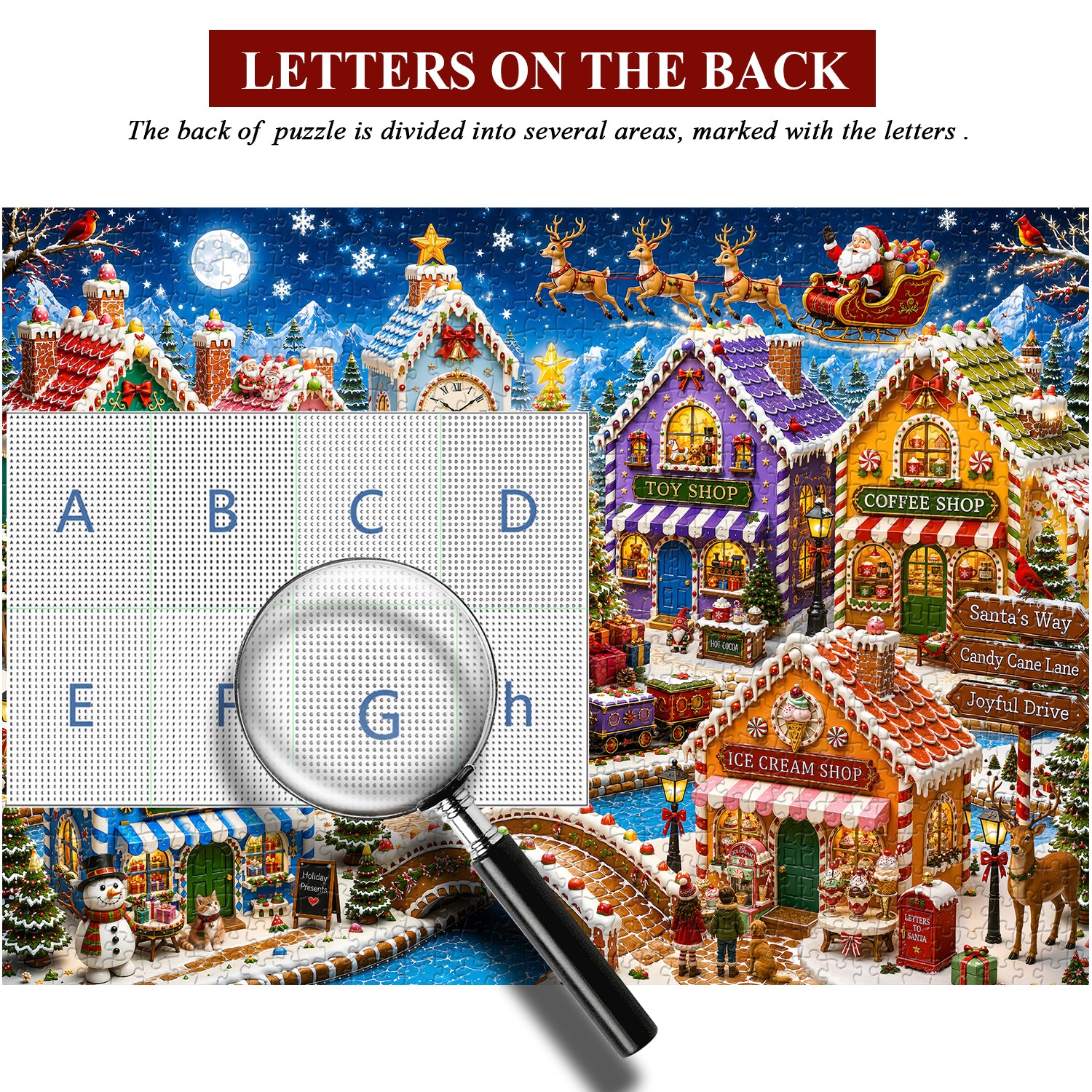 Gingerbread Town Jigsaw Puzzle 1000 Piece