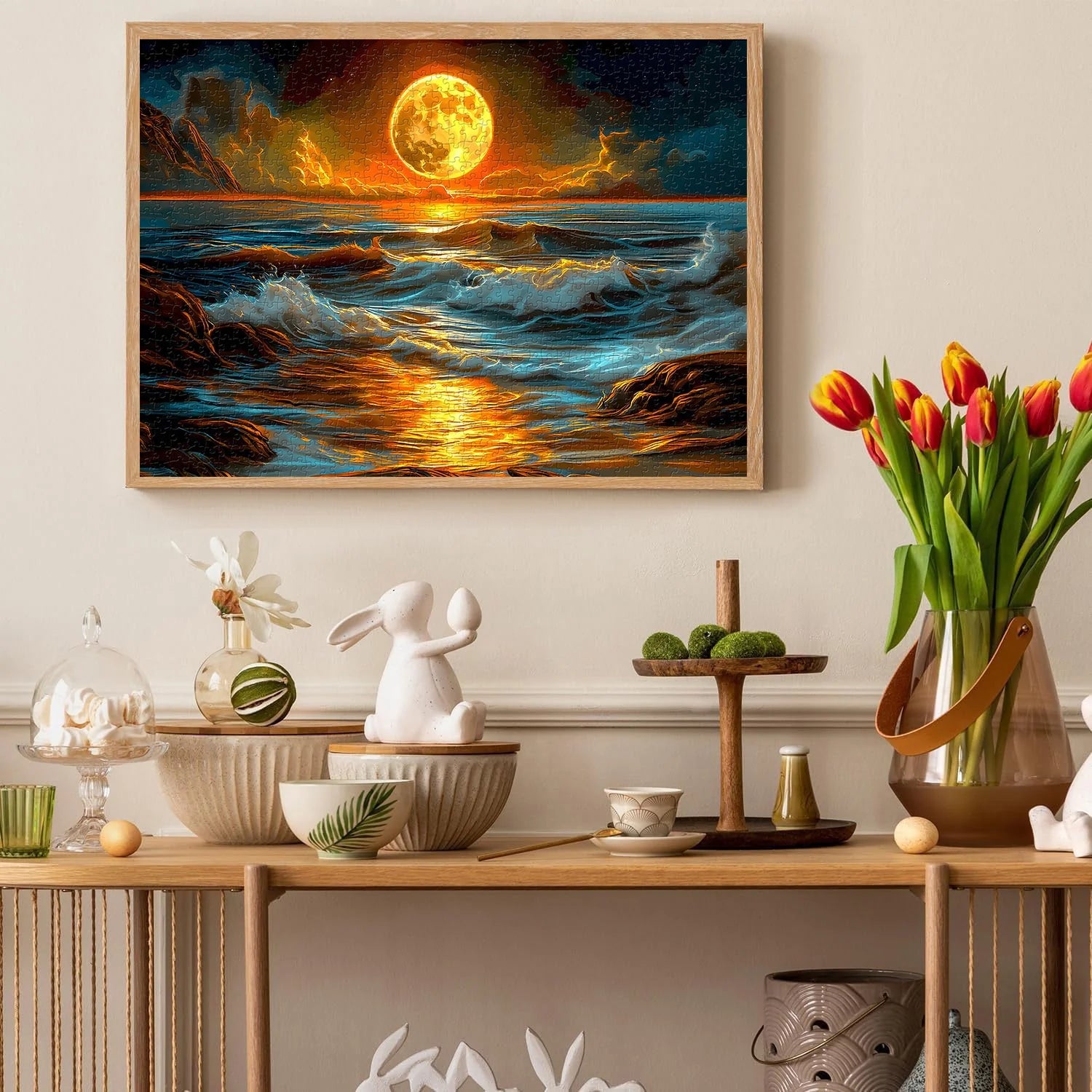 Moon Waves Jigsaw Puzzle 1000 Pieces