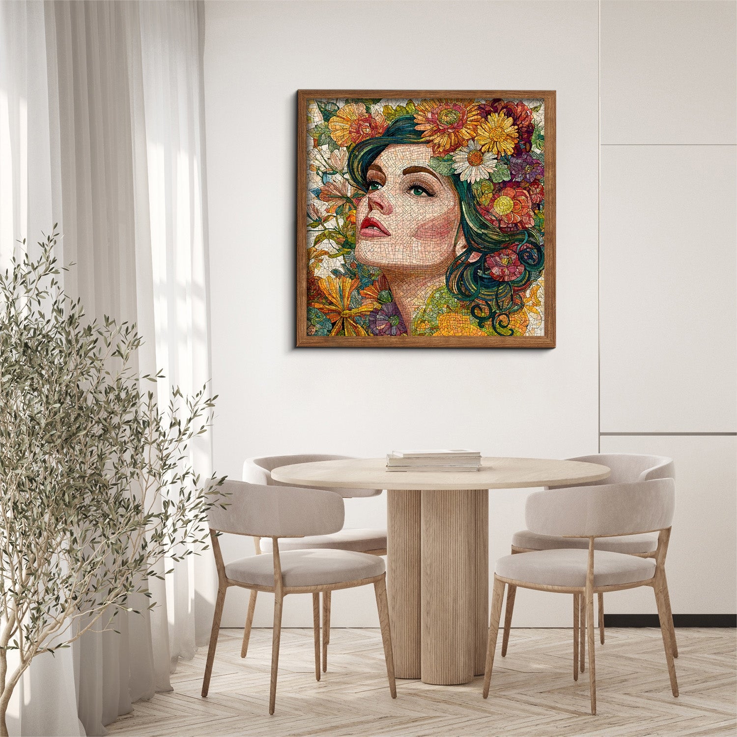 Mosaic Nymph Jigsaw Puzzle 1000 Pieces