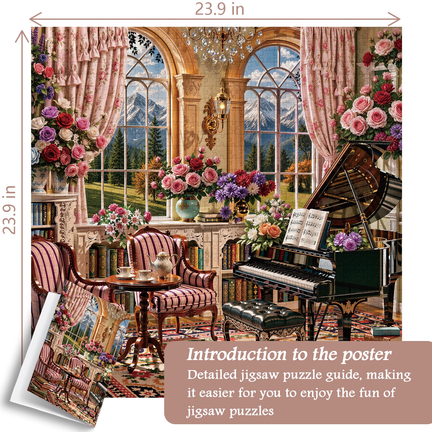 Floral Concerto Jigsaw Puzzle 1000 Piece