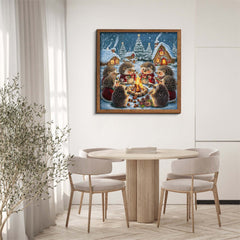 Hedgehog Village Christmas Eve Jigsaw Puzzle 1000 Pieces