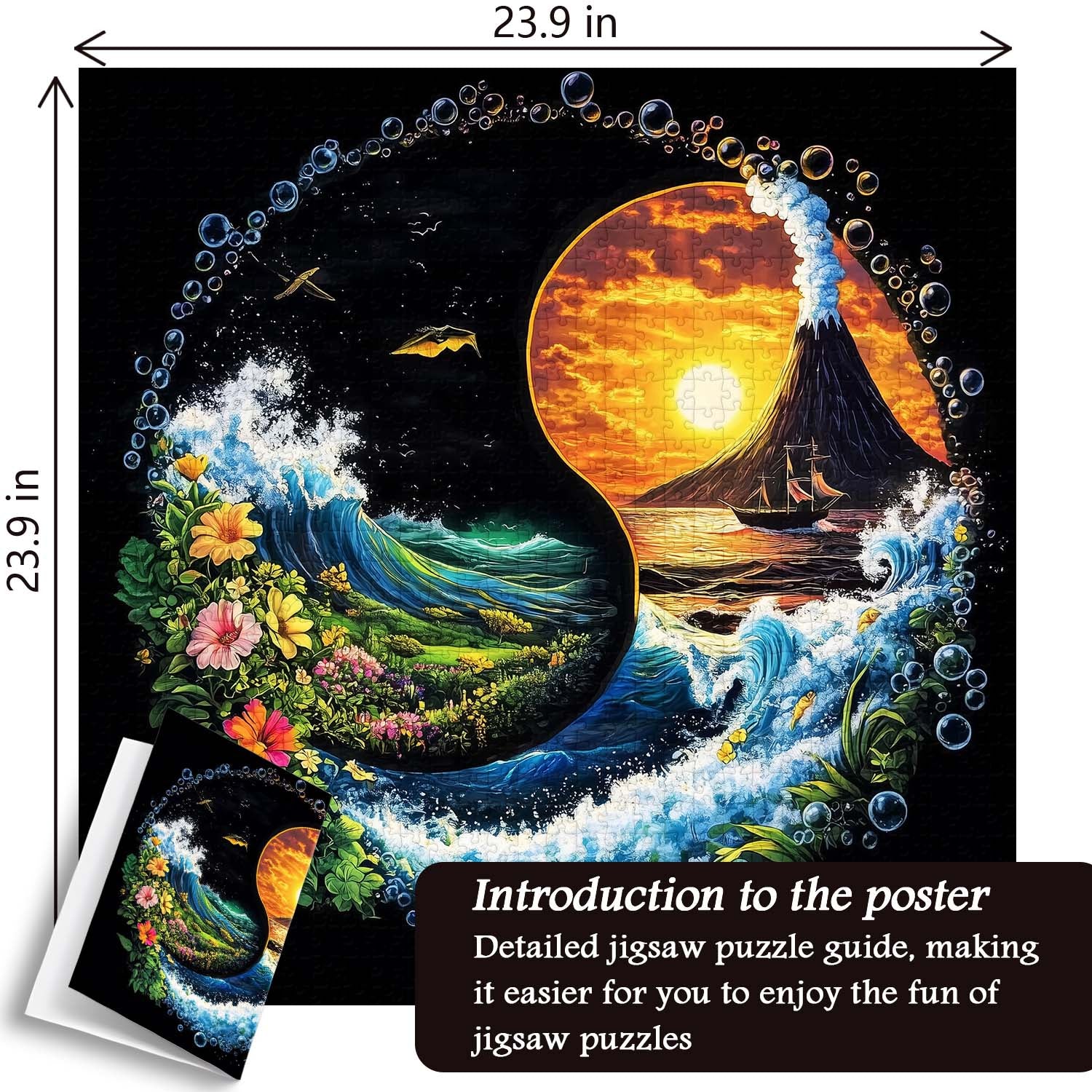 Nature's Contrast Jigsaw Puzzle 1000 Pieces