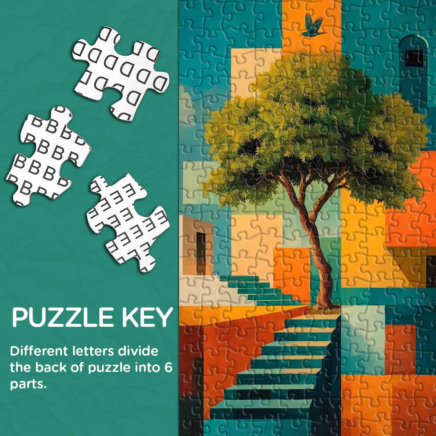 Tree of Geometry Jigsaw Puzzle 1000 Pieces