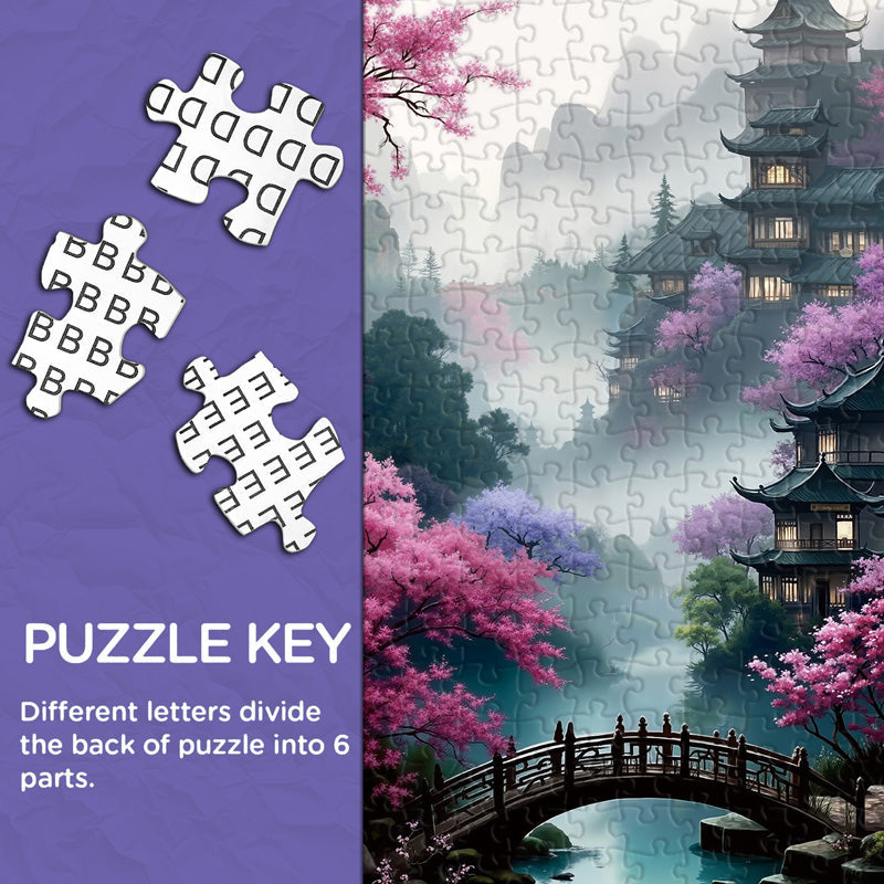 Blossom Bridge Jigsaw Puzzle 1000 Pieces