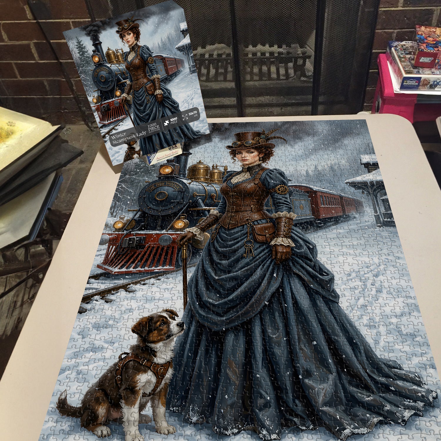 Winter Steampunk Lady