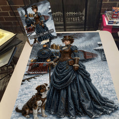 Winter Steampunk Lady