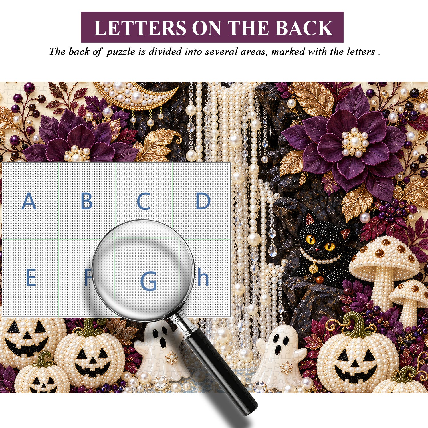 Beaded Halloween Art Jigsaw Puzzle 1000 Piece