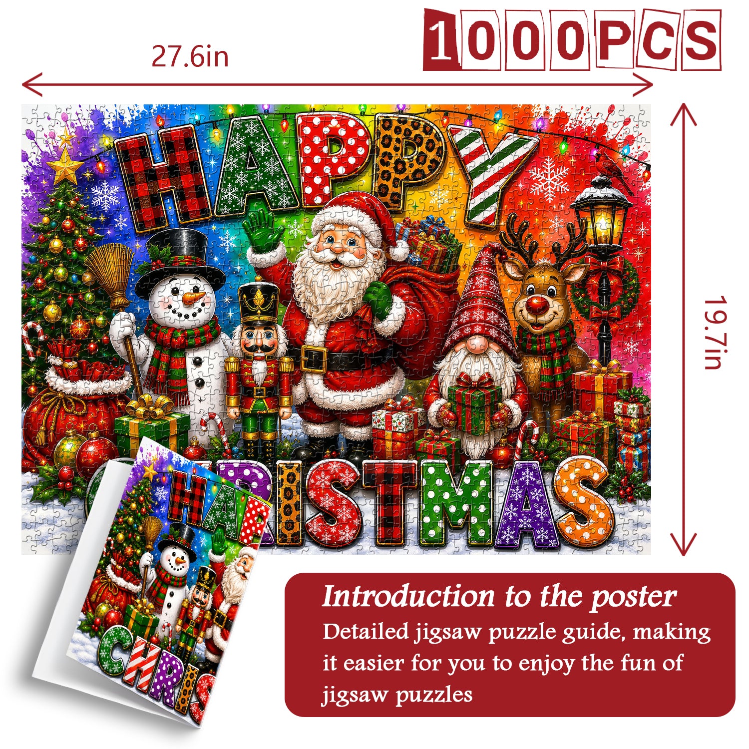Christmas Friends Jigsaw Puzzle 1000 Piece