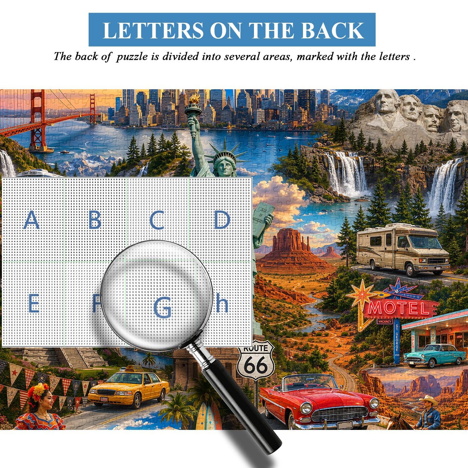 America Landmarks Journey Jigsaw Puzzle 1000 Piece