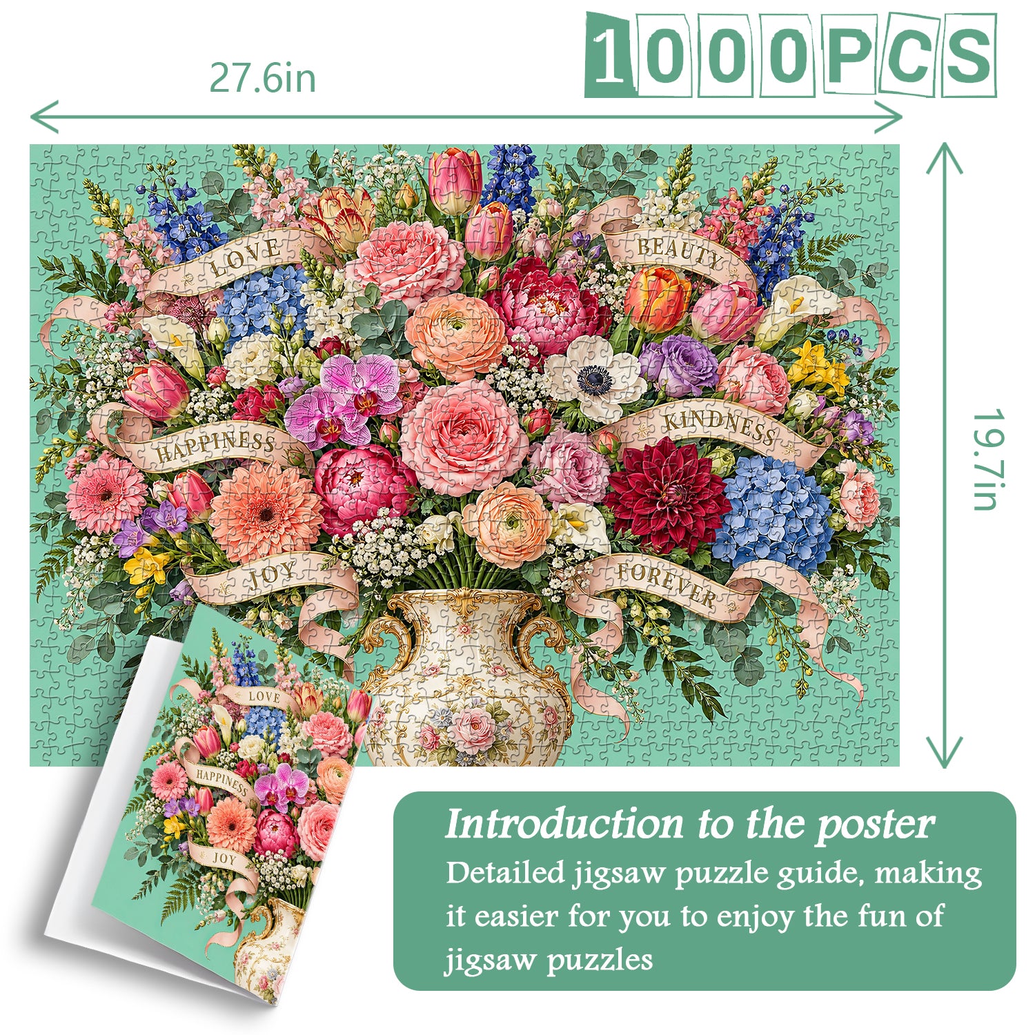 Floral Blessings Jigsaw Puzzle 1000 Pieces