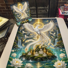 Oriental Divine Bird Painting Jigsaw Puzzle 1000 Piece