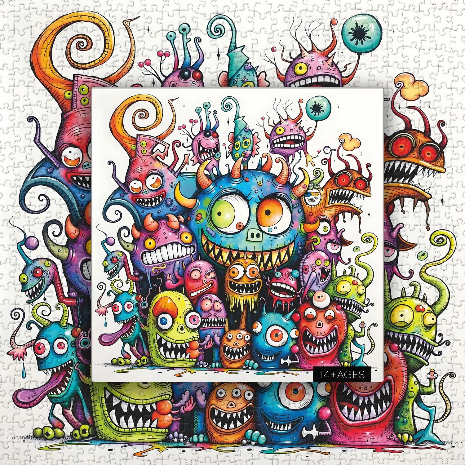 Monster Family Jigsaw Puzzle 1000 Pieces