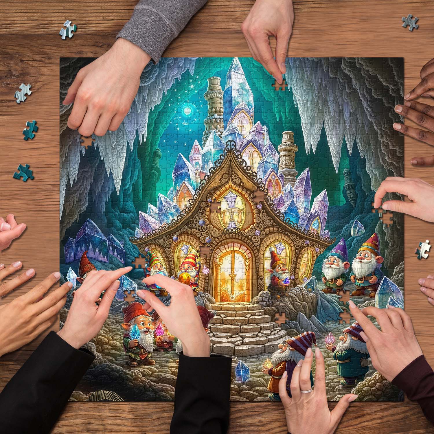 Crystal Cave Jigsaw Puzzle 1000 Pieces