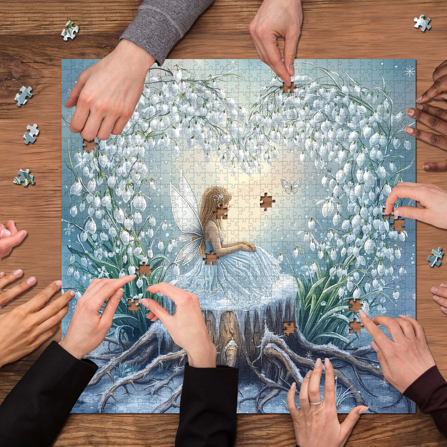 Snow Lotus Spirit Jigsaw Puzzle 1000 Pieces