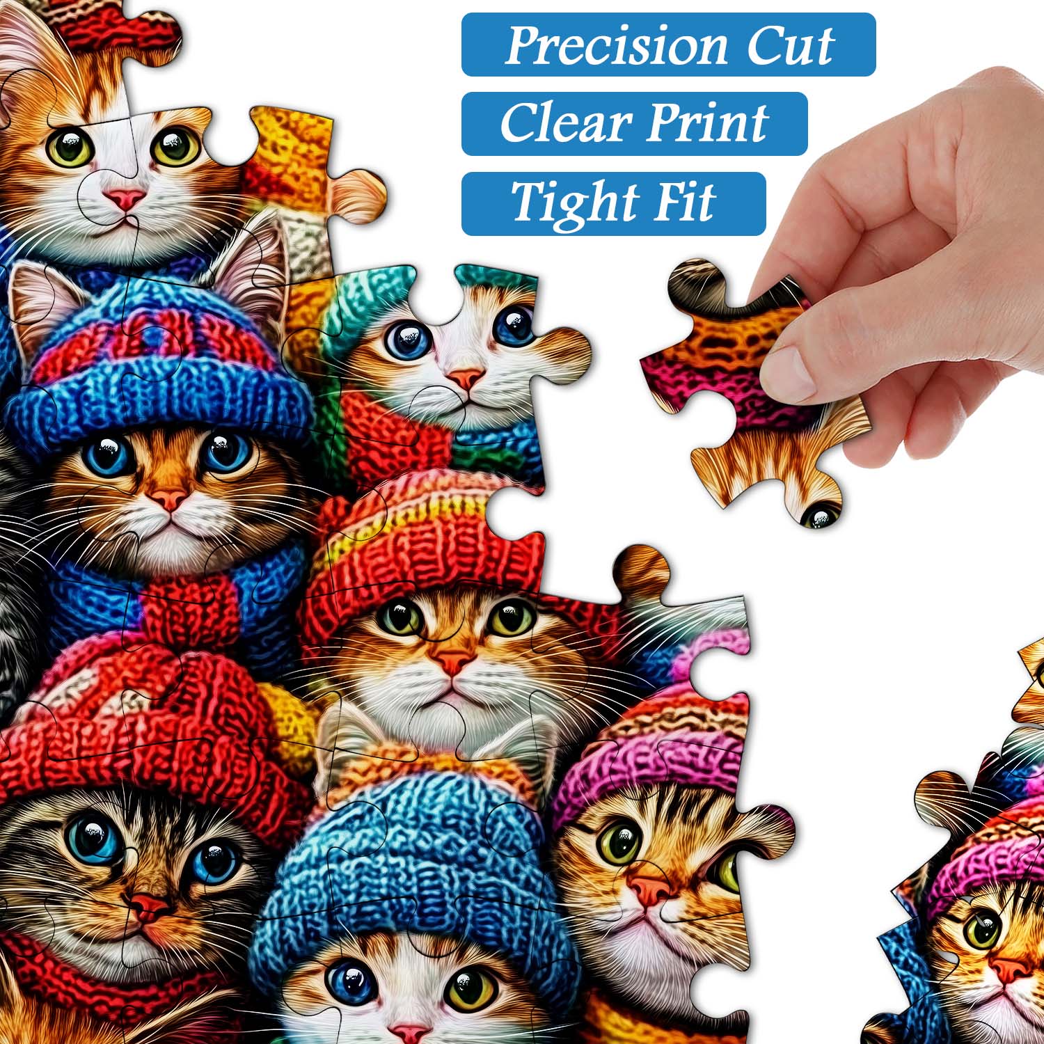Knit Kitty Collective Jigsaw Puzzle 1000 Pieces