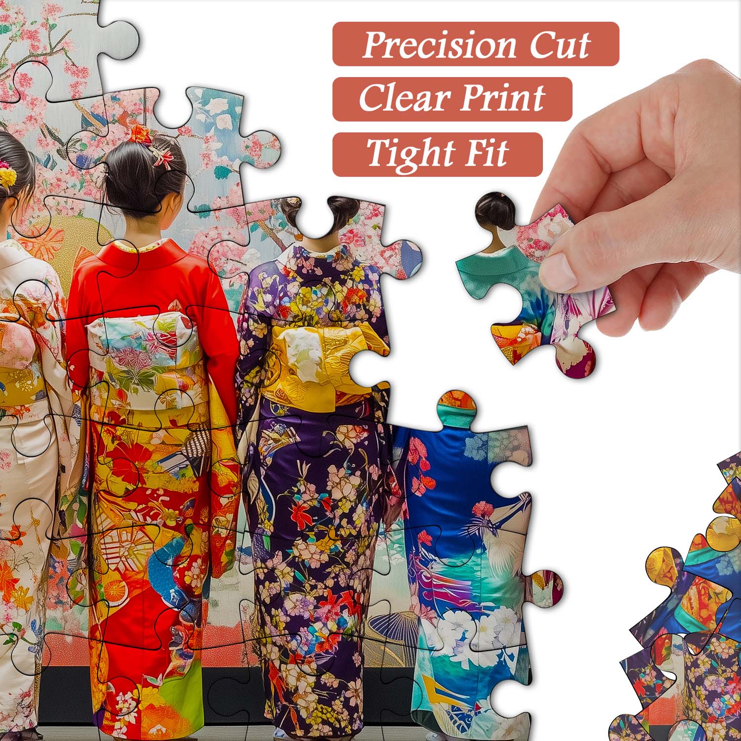 Elegant Kimono Jigsaw Puzzle 1000 Pieces