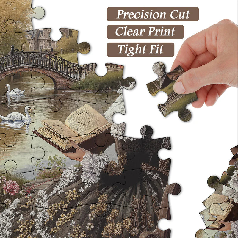 Riverside Tranquility Tale Jigsaw Puzzle 1000 Pieces