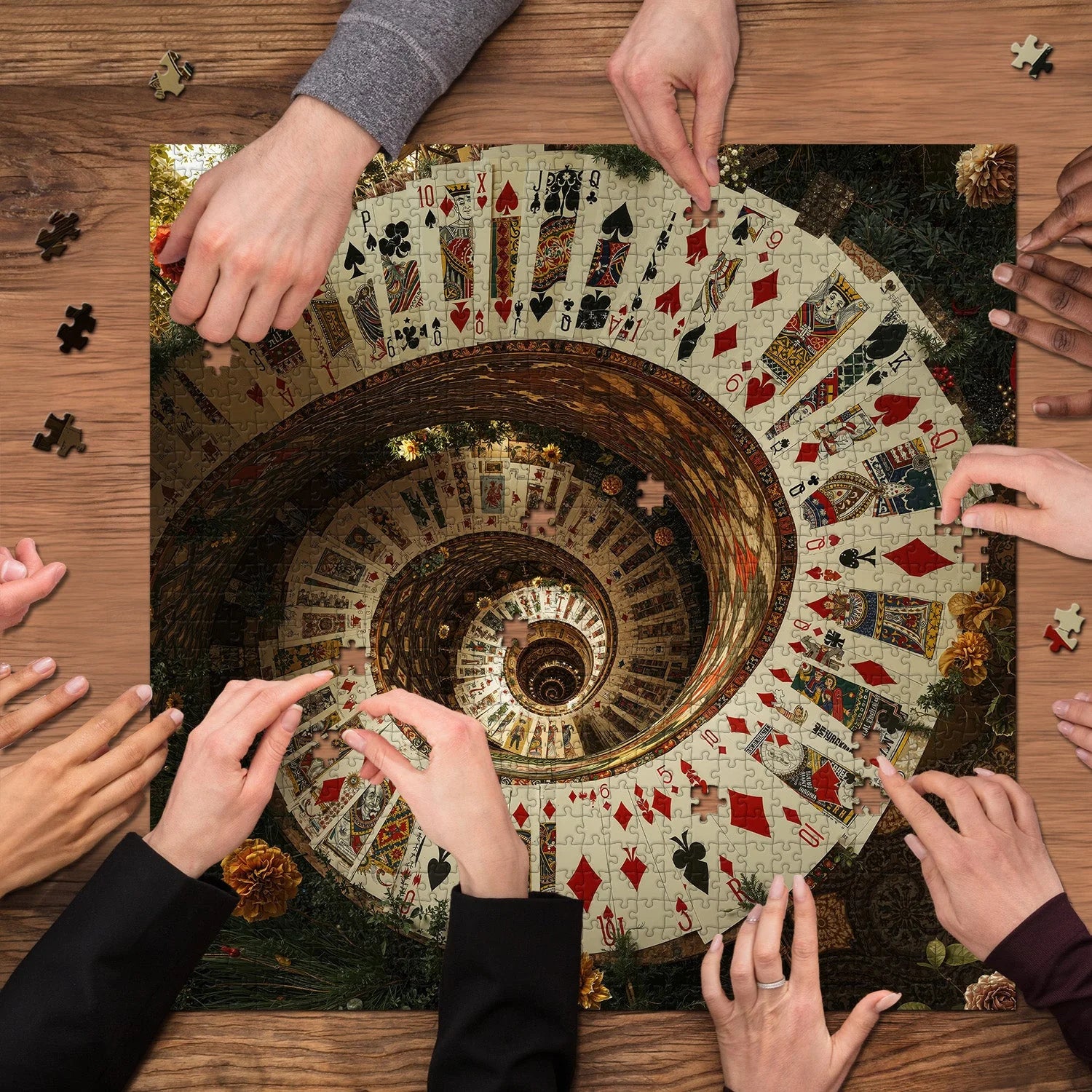 Spiral Card Quest Jigsaw Puzzle 1000 Pieces