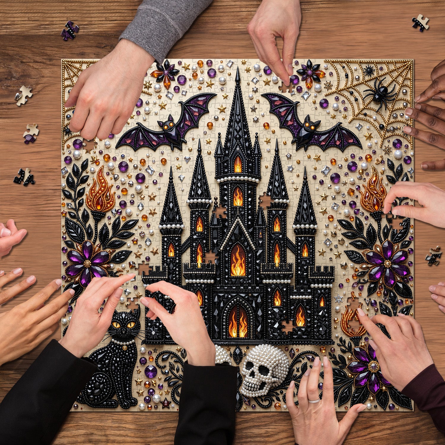 Gothic Gem Castle Jigsaw Puzzle 1000 Piece