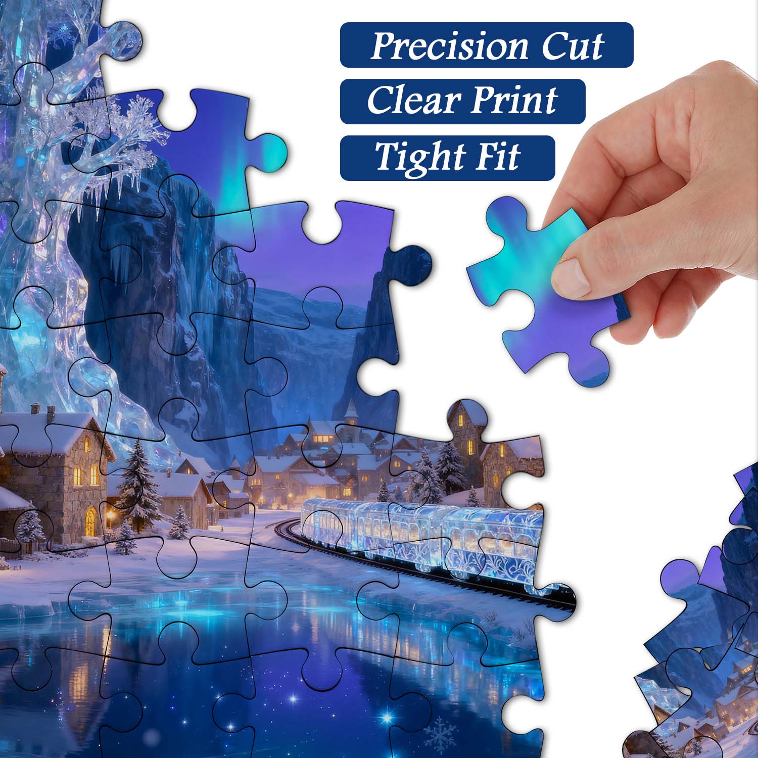 Aurora Crystal Train Jigsaw Puzzle 1000 Pieces