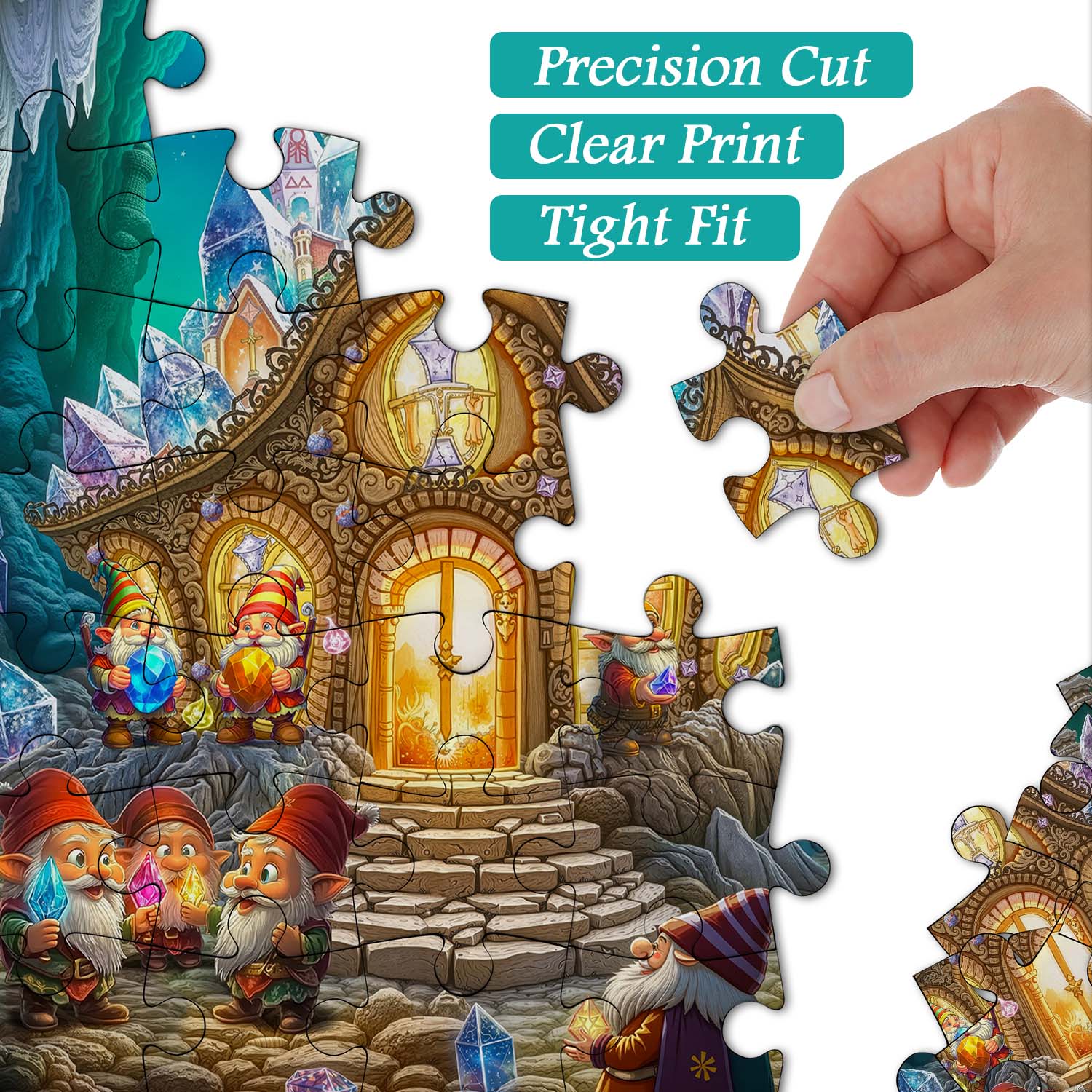 Crystal Cave Jigsaw Puzzle 1000 Pieces
