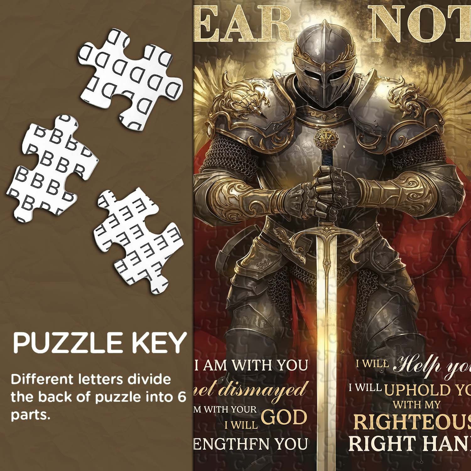 Golden Knight Jigsaw Puzzle 1000 Pieces