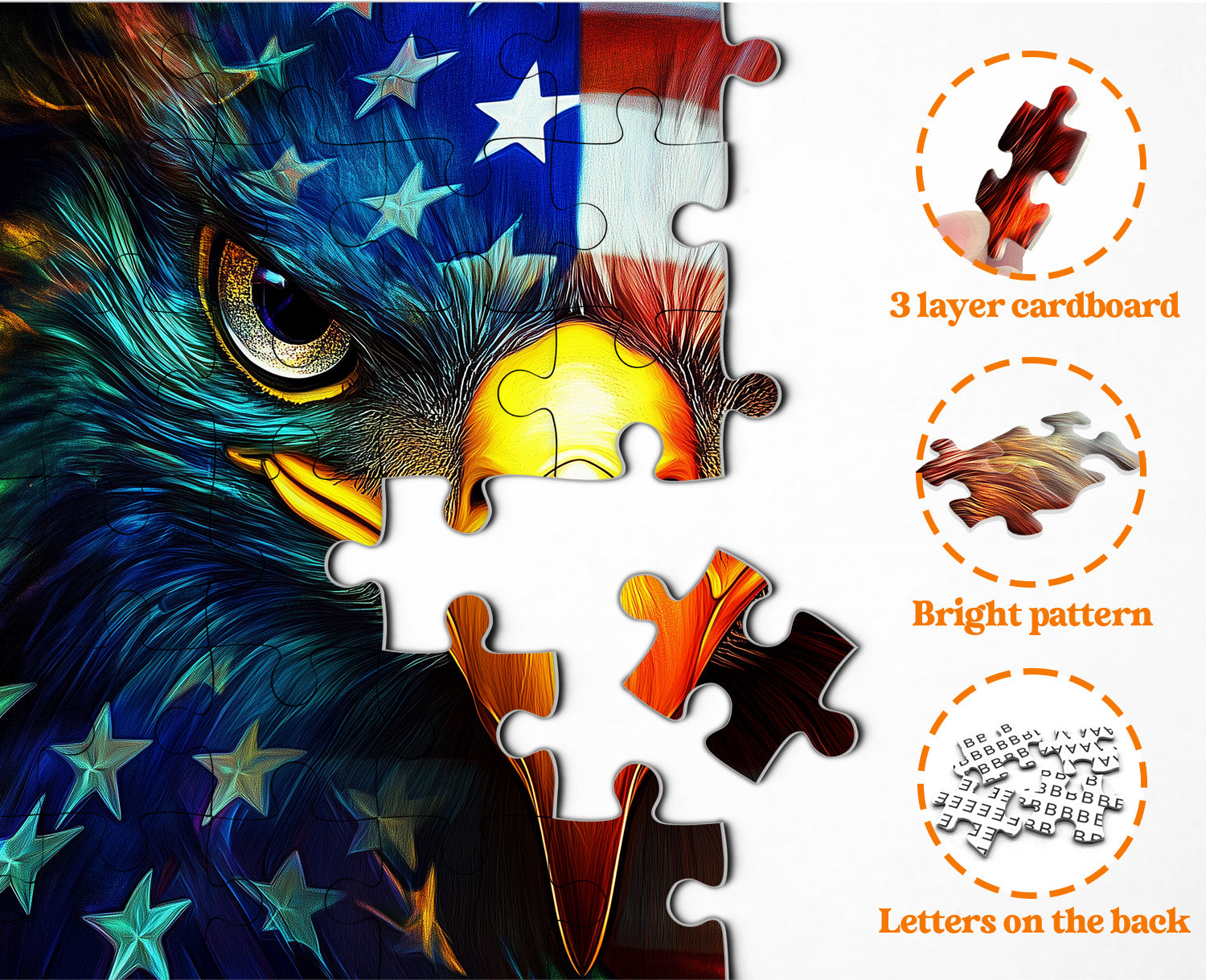 Eagle Eye Tracking Jigsaw Puzzle 1000 Pieces