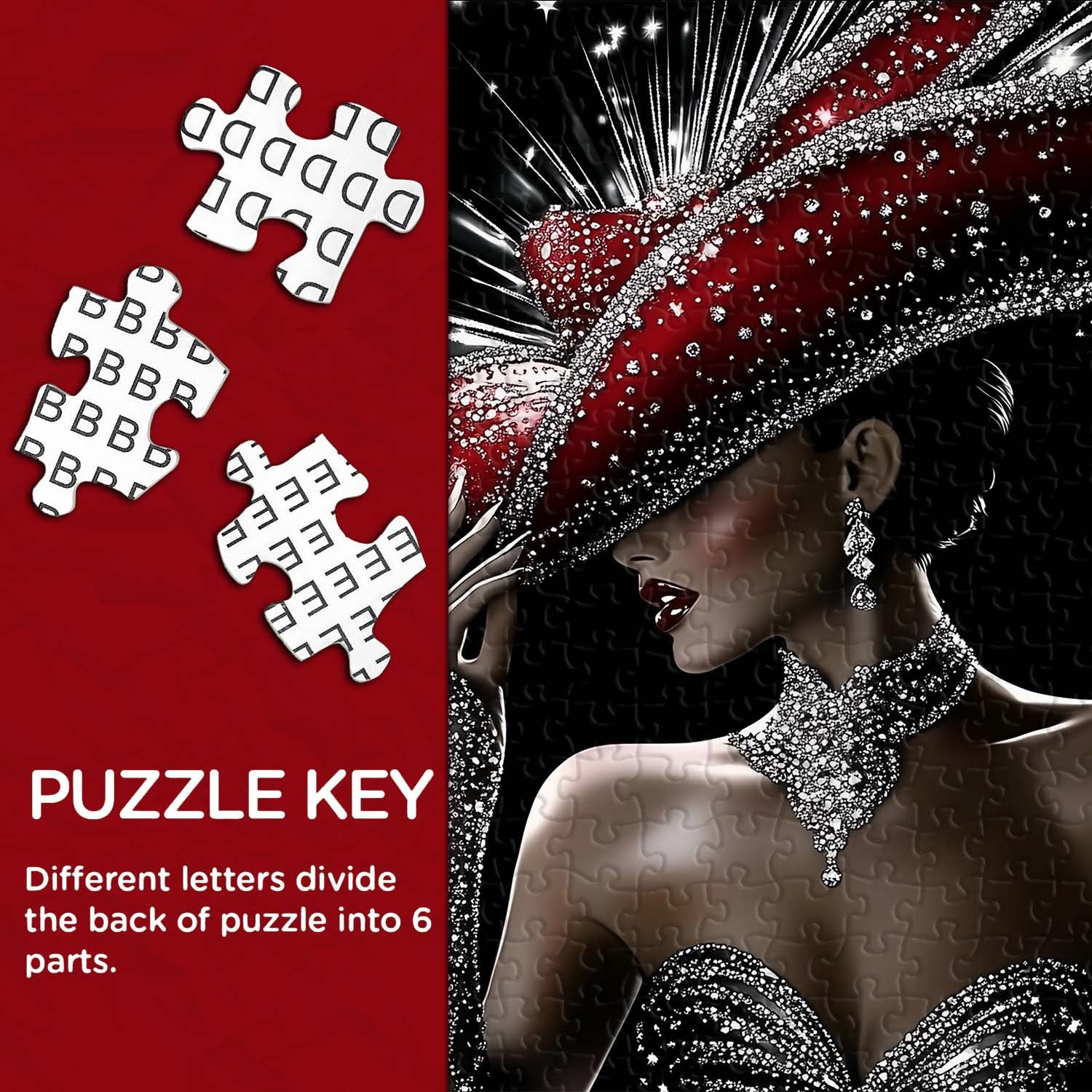 Evening Gown Art Jigsaw Puzzle 1000 Pieces